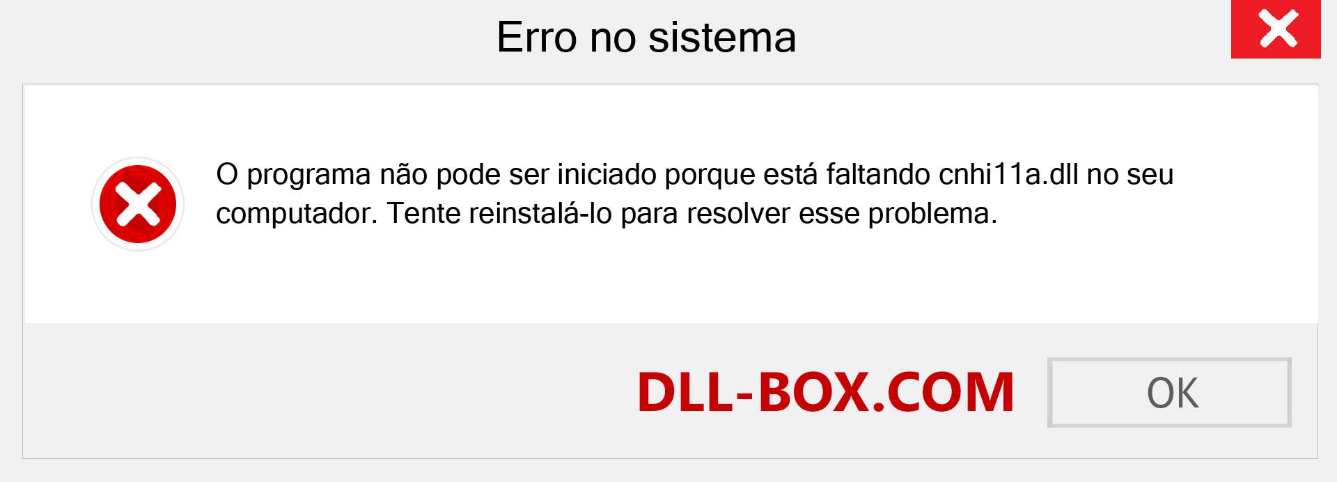 Arquivo cnhi11a.dll ausente ?. Download para Windows 7, 8, 10 - Correção de erro ausente cnhi11a dll no Windows, fotos, imagens